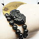 A set of bracelets made of black obsidian Black Dragon. Bracelet set. Selberiya shop. My Livemaster. Фото №5