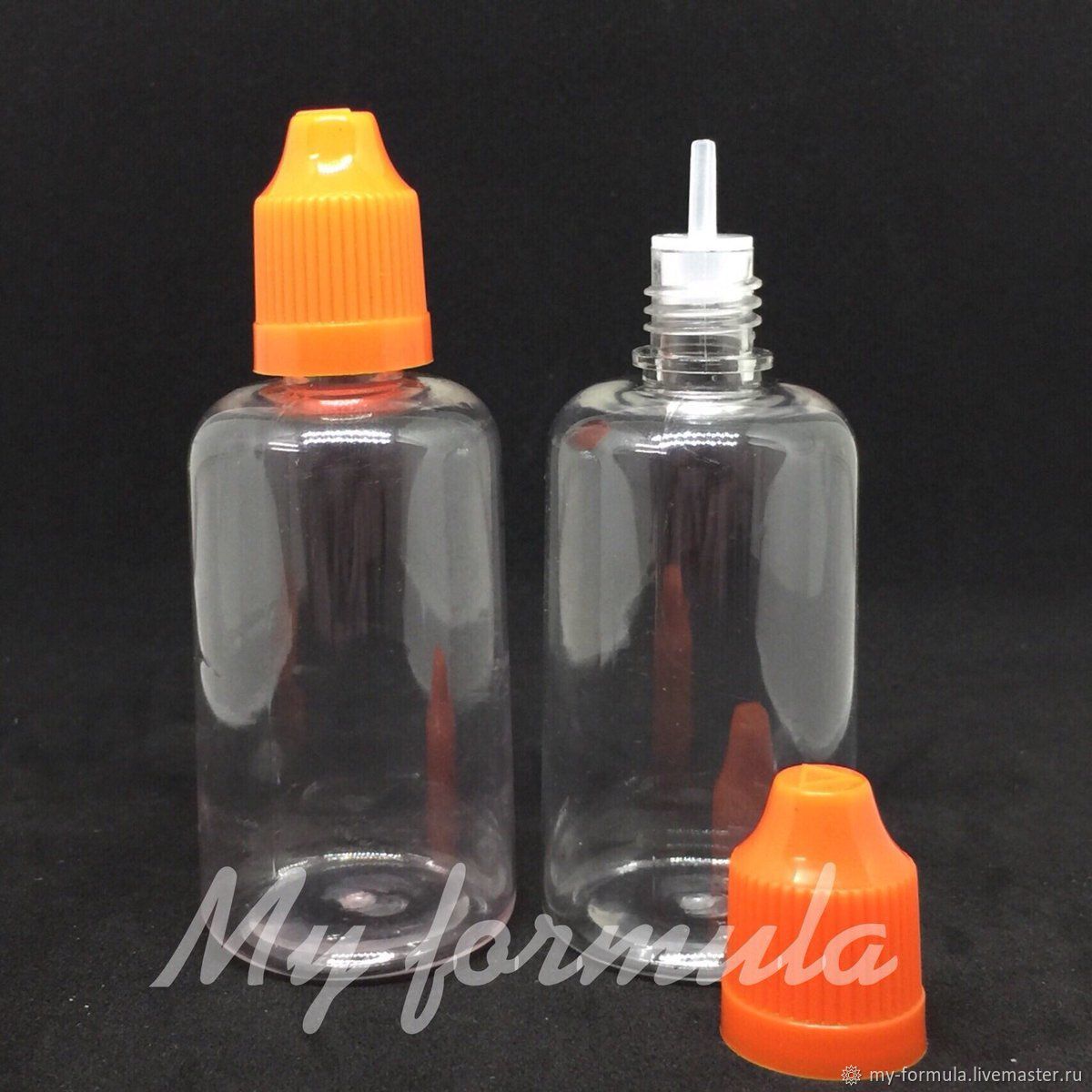 Флакон 20 мл с цветной крышкой и капельницей в интернет-магазине на ...