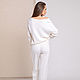 Milk tracksuit for women. Tracksuits. SHAPAR - knitting clothes. My Livemaster. Фото №5