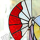 Stained glass table lamp, interior lamp "Geisha". Table lamps. V&G fantasy. My Livemaster. Фото №4