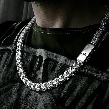 Украшения ручной работы. Ярмарка Мастеров - ручная работа Серебряная цепь (925) - Рамзес (200 гр.). Handmade.