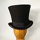 Men's top hat ' Black', Cylinder, St. Petersburg,  Фото №1