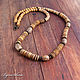 Beads with South American walnut 'Atacama'. Necklace. BijouSiberia. Online shopping on My Livemaster.  Фото №2