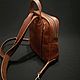 Leather backpack (Unisex). Men\\\'s backpack. aleks.berg. Online shopping on My Livemaster.  Фото №2