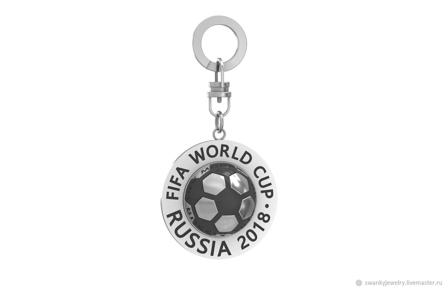 Брелок футбольный мяч, Брелок, Москва,  Фото №1