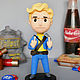 Башкотряс Vault-boy Fallout фигурка Фаллаут. Статуэтка. FCS | Workshop. Интернет-магазин Ярмарка Мастеров.  Фото №2