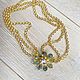 Заказать Винтаж: Редкое антикварное колье Miriam Haskell 40е гг. beuty_vintage. Ярмарка Мастеров. . Колье винтажные Фото №3