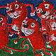 Dance of the red cats watercolor work. Pictures. Greetings To You,Dmitry Trubin (Trubin). Online shopping on My Livemaster.  Фото №2