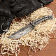 Knife forged from motorcycle chain #3. Knives. SiberianBlackSmith. Online shopping on My Livemaster.  Фото №2