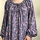 Long-sleeved boho cotton tunic in Ash-pink. Dresses. PolMary. My Livemaster. Фото №5