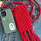 Заказать Макраме сумочка чехол для телефона. Наталья (MACRAME FOR HYGGE). Ярмарка Мастеров. . Авоська Фото №3