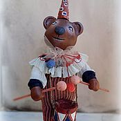 Куклы и игрушки handmade. Livemaster - original item Circus bear. Handmade.