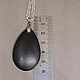 Гагат натуральный подвеска на цепочке. Подвеска. Татьяна Некрасова (planetasilver). Ярмарка Мастеров.  Фото №6