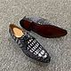 Order Men's shoes made of genuine crocodile leather, with laces. SHOES&BAGS. Livemaster. . Shoes Фото №3