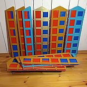 Куклы и игрушки handmade. Livemaster - original item Houses for letters, Cubes and boxes, S.Polyakov`s method. Handmade.