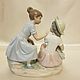 Винтаж: "Играющие девочки", Nao Lladro. Статуэтки винтажные. Елена thing_with_history. Ярмарка Мастеров.  Фото №4
