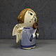 Order New angel-an angel with a violin. Porcelain story. Livemaster. . Easter souvenirs Фото №3
