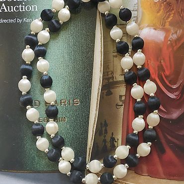 Цветы и флористика ручной работы. Ярмарка Мастеров - ручная работа Japan. Бусы шелковые. AN7. Handmade.