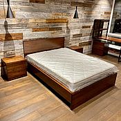 Для дома и интерьера handmade. Livemaster - original item Bed and bedside tables made of solid birch (project g. Mytishchi). Handmade.
