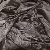 Аксессуары handmade. Livemaster - original item Scarf stole silk dark gray beige female. Handmade.