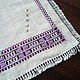 Napkin Purple area handmade embroidery, complex openwork. Swipe. EmbroideryINNAI. My Livemaster. Фото №4
