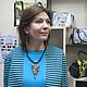 Комплект украшений "Элемент". Комплекты украшений. Елена Ларионова (lenastyle). Интернет-магазин Ярмарка Мастеров.  Фото №2