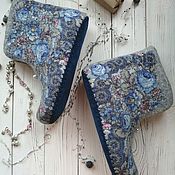 Обувь ручной работы handmade. Livemaster - original item Homemade felt boots. Handmade.