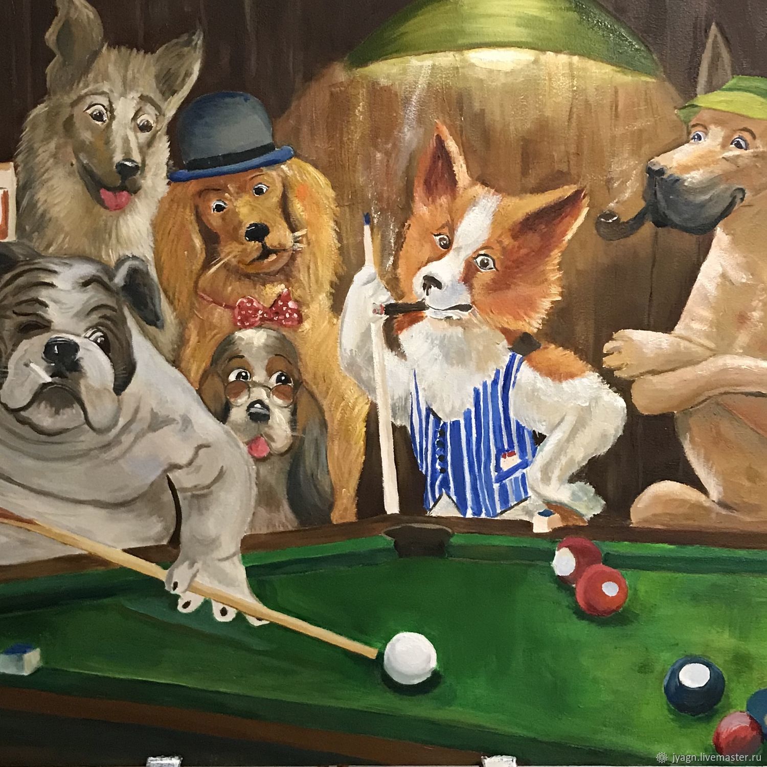 Собаки играют в покер кулидж