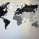 Карта мира на стену Сountries COLOR. Карты мира. SWD: часы|карты мира|панно на стену. Ярмарка Мастеров.  Фото №6