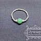 Заказать Серебряное кольцо 925 пр с Хризопразом. Мастерская 'Лучезарь' (luchezarik). Ярмарка Мастеров. . Кольца Фото №3