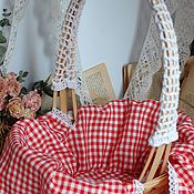 Для дома и интерьера handmade. Livemaster - original item Basket with napkin in country style Easter basket. Handmade.