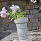 Заказать El florero-el vaso de la Cámara de hormigón grande para las plantas o de los lápices. Decor concrete Azov Garden. Ярмарка Мастеров. . Vases Фото №3