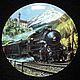 Collection plates 'locomotives of Switzerland' Rudolf L. Merz. Vintage interior. Mir Stariny. Online shopping on My Livemaster.  Фото №2