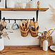 Набор из 2-х подвесных круглых плетеных корзин для декора кухни, Корзины, Тольятти,  Фото №1