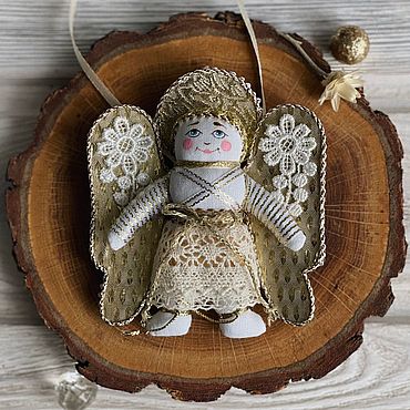 Сувенирная кукла ручной работы Ангел в подарок купить в интернет-магазине Wildberries