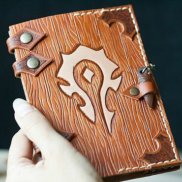 Сумки ручной работы. Ярмарка Мастеров - ручная работа Обложка на паспорт Warcraft, WOW, For the Horde. Handmade.
