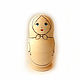 Matreshka 1 places. ' Coloring' (opening). Dolls1. matrioska (mir-matrioshki). Online shopping on My Livemaster.  Фото №2