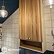 Шкаф над инсталляцией для ванной комнаты. Мебель для ванной. BaumbArt Loft Atelier. Интернет-магазин Ярмарка Мастеров.  Фото №2