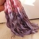 Order Hair for dolls is natural (Ombre two colors Pink/Lavender. Hair and everything for dolls. Livemaster. . Doll hair Фото №3