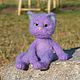 Cat Valentine. felted toy made of wool, Felted Toy, Zeya,  Фото №1