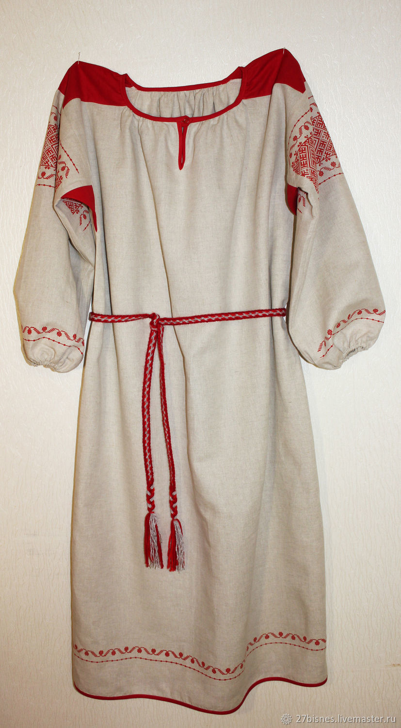 Русский народный костюм рубаха женская