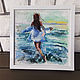 Oil painting of the sea on canvas. Pictures. Annet Loginova. My Livemaster. Фото №4