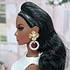 Серьги с жемчужным кольцом 2 варианта. Одежда для кукол. DIVA-boutique. Ярмарка Мастеров.  Фото №5
