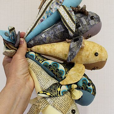 Куклы и игрушки ручной работы. Ярмарка Мастеров - ручная работа Кит из ткани. Handmade.
