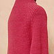 Pink Merino sweater with Raglan sleeve. Sweaters. LarisaKrikova. My Livemaster. Фото №5