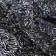 Natural suede Black and white with 0,9 mm embossing, Fur, Ankara,  Фото №1
