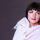 White downy shawl. Shawls. Dom-puha (dom-puha). Online shopping on My Livemaster.  Фото №2