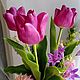 Тюльпан из холодного фарфора, Цветы, Калининград,  Фото №1
