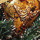 Christmas tree toy 'heart of gold'. Christmas decorations. beautifulcrafts. My Livemaster. Фото №4