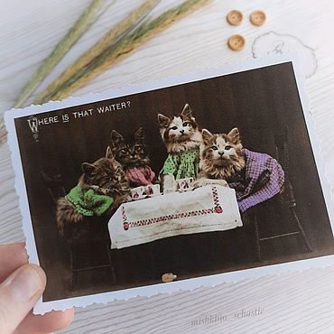 Самые милые открытки Я ЛЮБЛЮ ТЕБЯ с котиками
